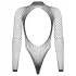 Obsessive - nettingbody med lange ermer (svart) - (S-L)