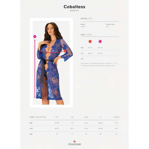 Obsessive Cobaltess - blondekjole (blå) - L/XL