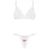 Obsessive Weddya Bride - todelt brudesett (hvit)