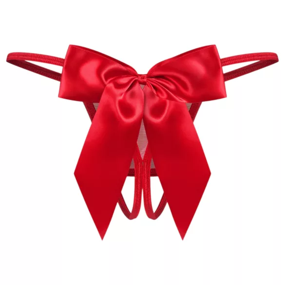Obsessive Gifty - åpen tanga (rød) - 2XL/3XL
