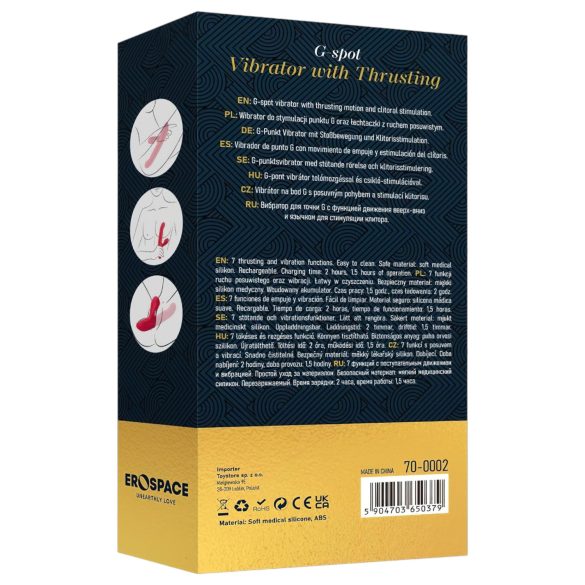 Sweet Play - 2-i-1 vibrerende klitoris- og G-punktstimulering (rosa)