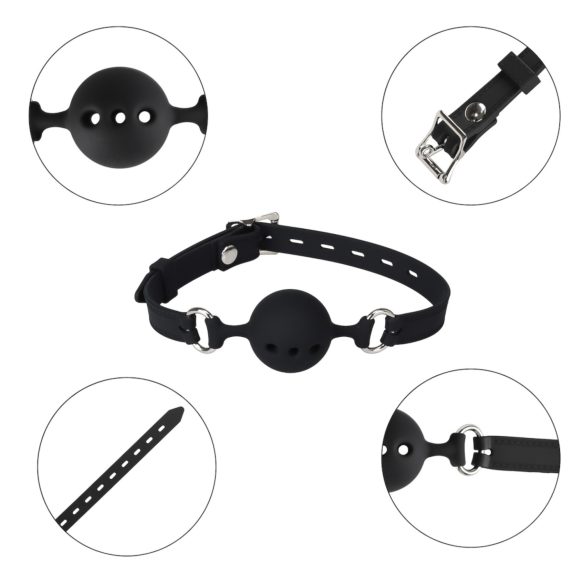 Wild Play - silikon munnplugg (svart)