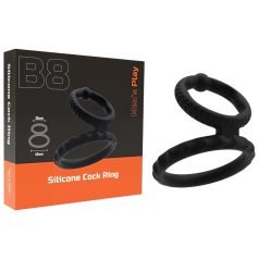 Men's Play - penis- og testikkelring (svart)