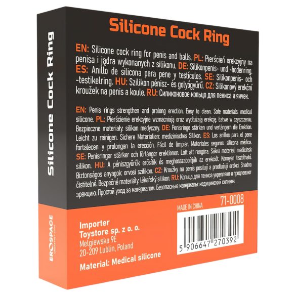 Men's Play - penis- og testikkelring (svart)