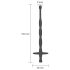 Men's Play - silikon dilator (svart)
