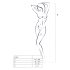 Passion BS003 – netting overall (hvit) - S-L