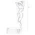 Passion BS013 - Stripete nettingsett (rød) - S-L