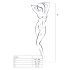 Passion BS013 - Stripete nettingsett (rød) - S-L