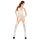 Passion BS024 - Hjerteformet netting-sett (hvit) - S-L