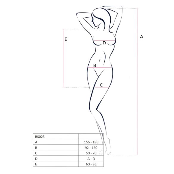 Passion BS025 - Langermet minikjole (svart) - S-L