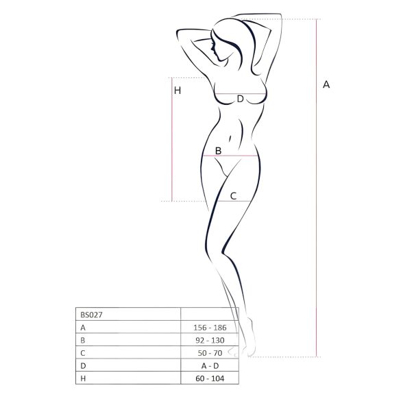 Passion BS027 - Nett Minikjole (Svart) - S-L