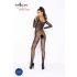 Passion BS031 - åpen jumpsuit (svart) - S-L