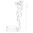 Passion BS032 - Åpen netting catsuit (svart) - S-L