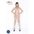 Passion BS034 - Nettsett med roseranker (hvit) - S-L