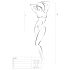 Passion BS035 - stroppeløs, åpen netting-body (rød) - S-L