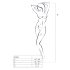 Passion BS049 - Halsbånd Netting Sett (rød) - S-L