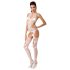 Passion BS053 - Halterneck Netting Sett (Hvit) - S-L