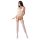 Passion BS059 - Netting Sett (Hvit) - S-L