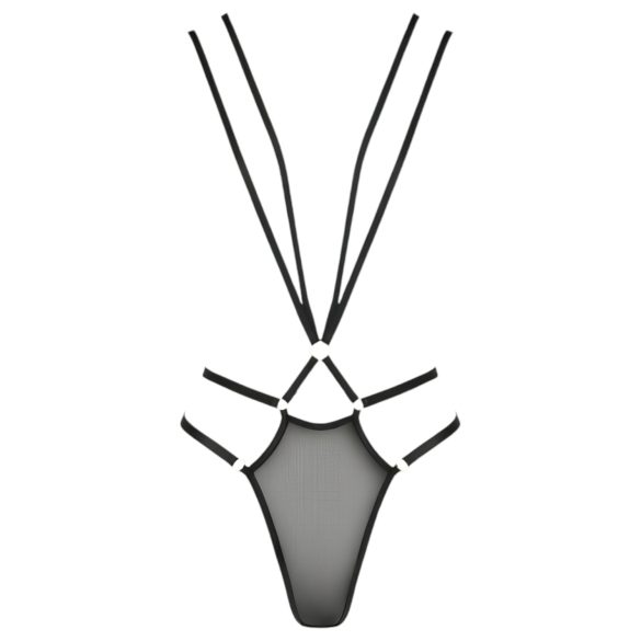 Passion Devil Kirsebær - metallring kroppsharness (svart)