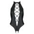Passion Nancy - Åpen, cross-stroppet body (svart) - L/XL