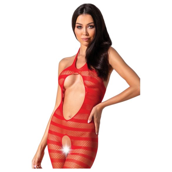 Passion BS081 - Halterneck jumpsuit i rød (S-L)