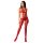 Passion BS084 - snørekorsett jumpsuit med topp - rød (S-L)
