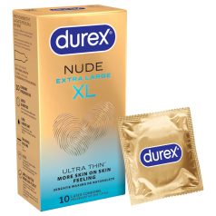 Durex Nude XL - ekstra store kondomer (10 stk)