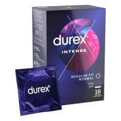 Durex Intense - ribbet og prikkete kondomer (16 stk) Durex Intense - ribbet og prikkete kondomer (16 stk)
