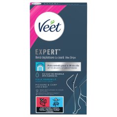 Veet Expert - Ferdige voksstrimler - Tørr hud (12 stk)