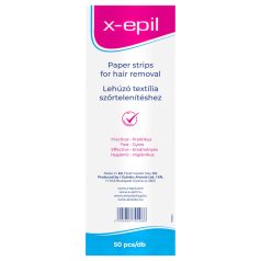 X-Epil - tekstilstrimler for voksing (50 stk) X-Epil - tekstilstrimler for voksing (50 stk)