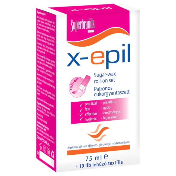 X-Epil - Sukkerbasert vokssett med patroner