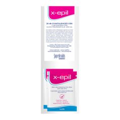 X-Epil - voksstrimler i tekstil (20 stk) + oljerensekluter (2 stk)   X-Epil - voksstrimler i tekstil (20 stk) + oljerensekluter (2 stk)