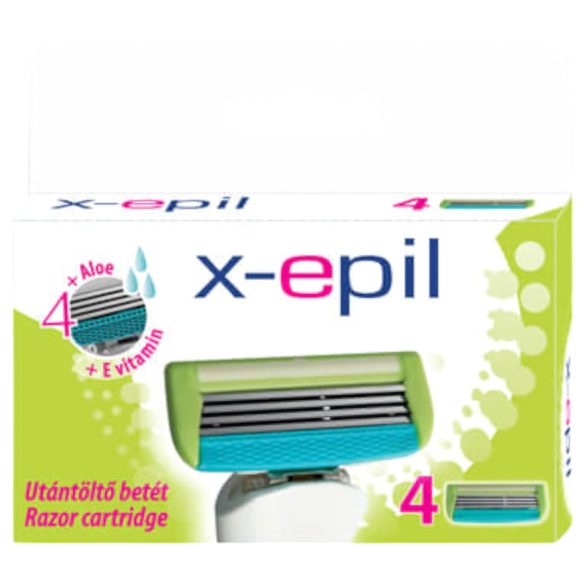 X-Epil - Kvinnelig Barberblad 4 Blader (4 stk)