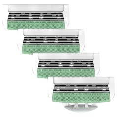 X-Epil Silky Smooth - kvinnelige barberblad, 4-blads (4 stk) X-Epil Silky Smooth - kvinnelige barberblad, 4-blads (4 stk)
