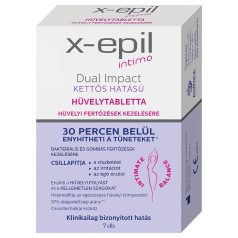 X-Epil Intimo Dobbel Effekt - vaginaltabletter (7 stk)