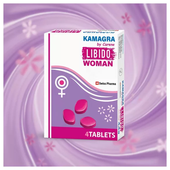 Kamagra by Carene Libido Woman - kosttilskuddstabletter for kvinner - 4 stk