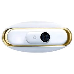 EMS - oppladbart menstruasjonsbelte med massasje (hvit)