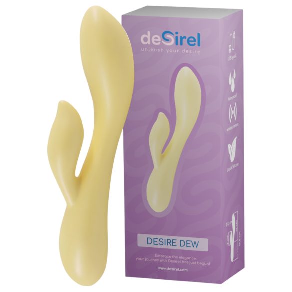 Desirel Desire Dew - smart klitorisvibrator med arm (gul)