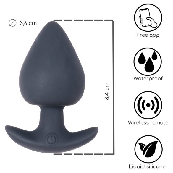 Desirel Obsidian - smart, analvibrator (svart)