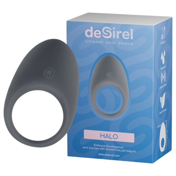 Desirel Halo - smart vibrerende penisring (svart)