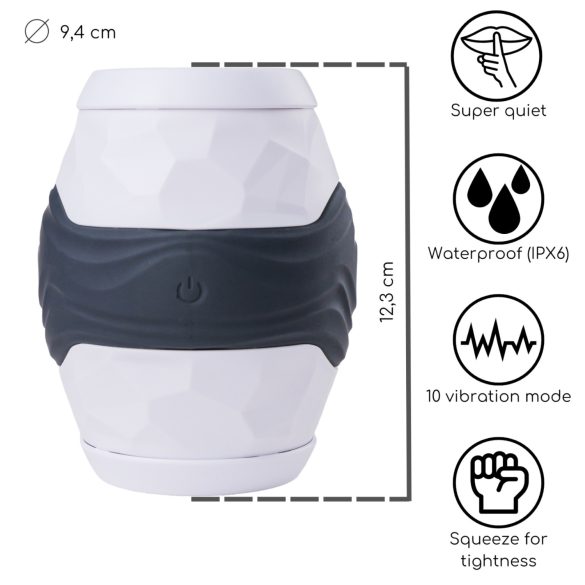 Desirel Grip Master - onaniprodukt med grep (grå)