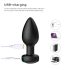 Desirel Easy Obsidian - oppladbar, trådløs analvibrator (svart)
