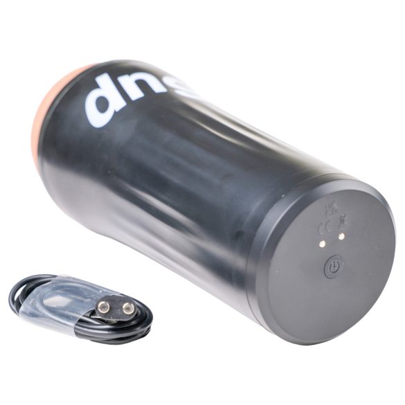 Desirel True Touch - naturtro vibrerende onanihylse (natur-svart)