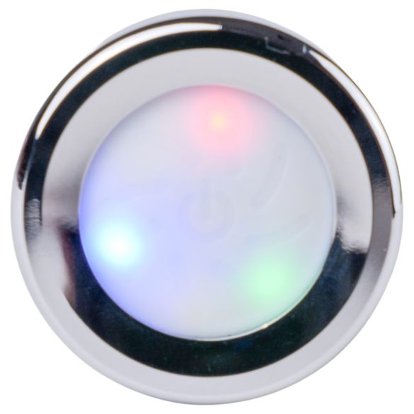 Desirel GlowPlug - lysende analplugg - liten (sølv)