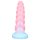Lystig enhjørningdildo - 22cm (regnbue)
