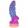 OgazR - Glødende Dragedildo - 22cm (Lilla-Rosa)