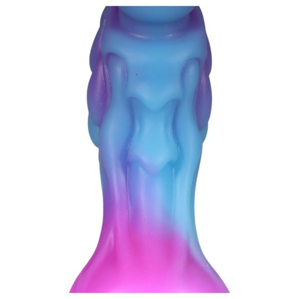 OgazR - glødende drage-dildo - 22 cm (lilla-rosa)