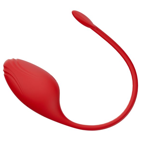 Sure! Here’s a marketing-friendly Norwegian translation within 80 characters:

**Funny Me – smart vibrerende egg med djevlegaffel (rød)**