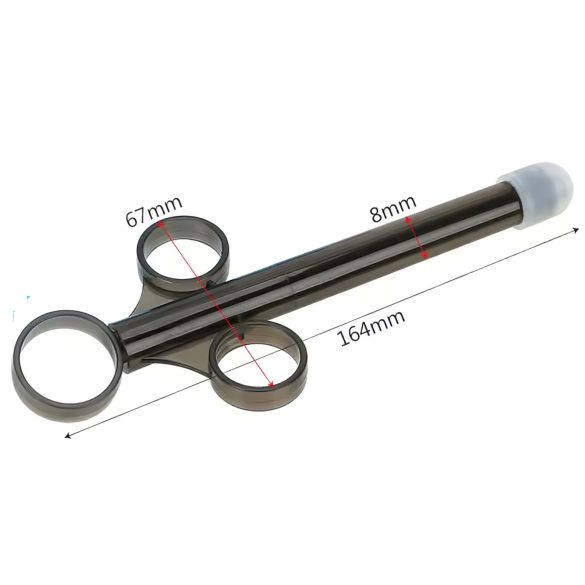 Smøremiddel dispenser sprøyte (svart)