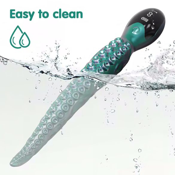 Monster-Kåt – Blæksprutestav Vibrator (grønn)